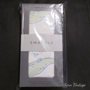Newcastle Swaddle Cotton Muslin Whale